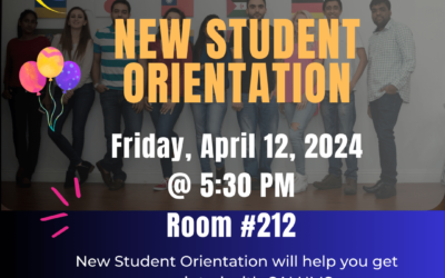 New Student Orientation for Spring 2024 