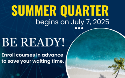 Announcement for Summer Quarter